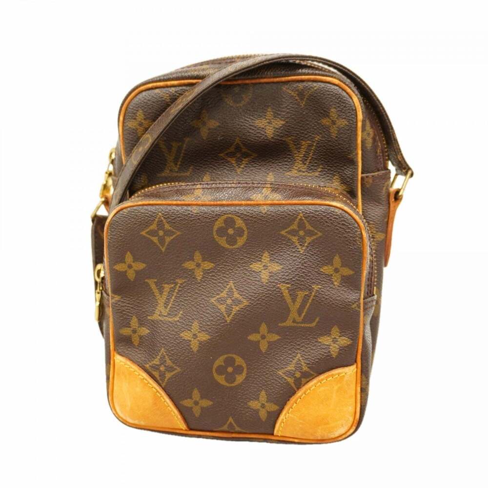 LOUIS VUITTON Authentic Brown Monogram Shoulder Bag